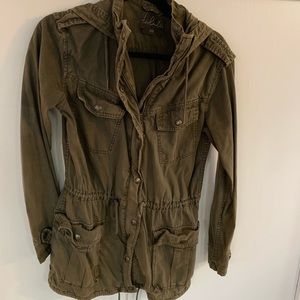 Talula army green cargo jacket